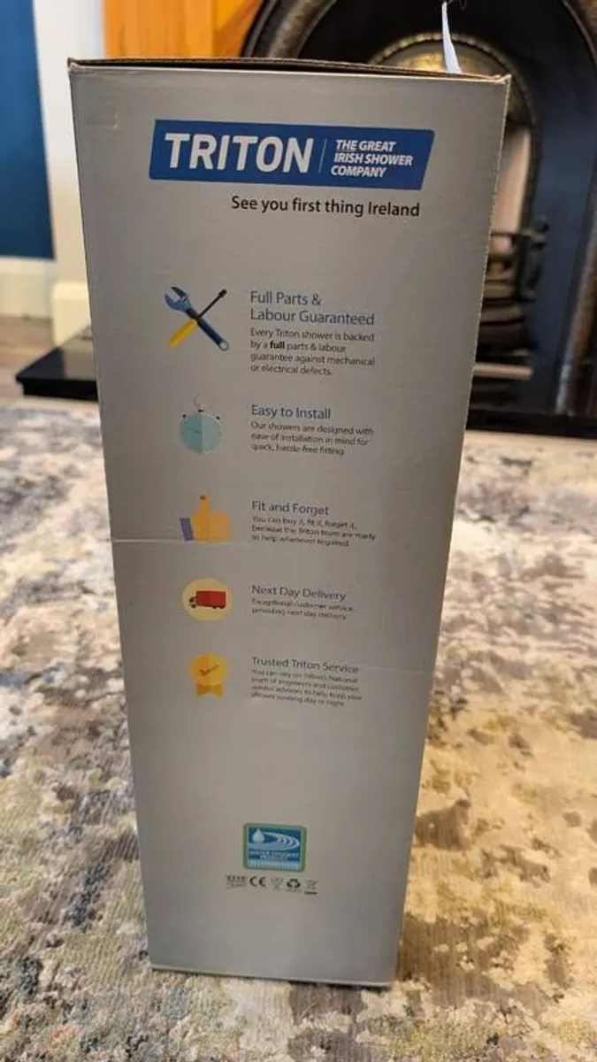 Triton T90 SR Silent Running Pumped Electric Shower 9kW - Image 1