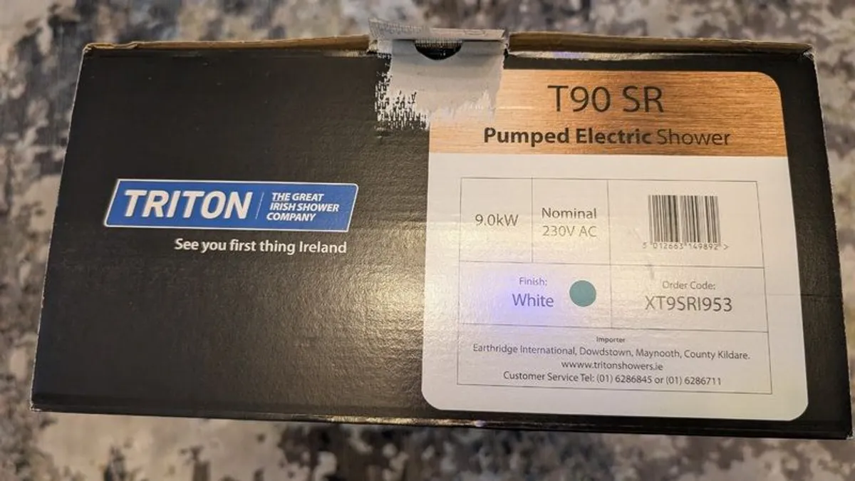 Triton T90 SR Silent Running Pumped Electric Shower 9kW - Image 2