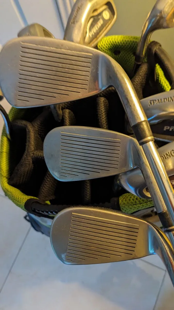 Great Set of Matching Spalding Left Hand Irons - Image 3