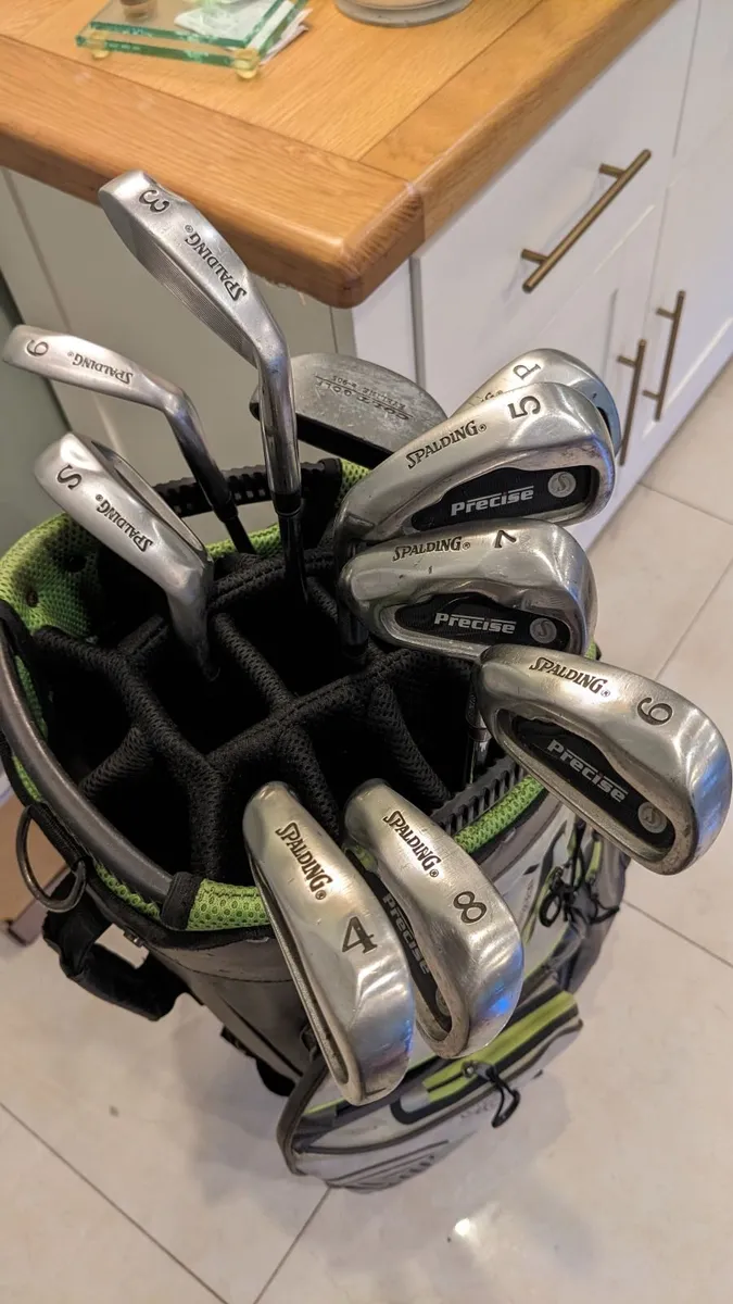 Great Set of Matching Spalding Left Hand Irons - Image 1