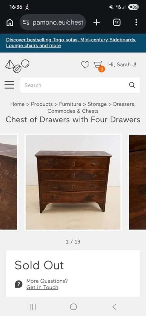 Antique Chest of Drawers  20th CENTURY Design period 1890 to 1919 - Image 3