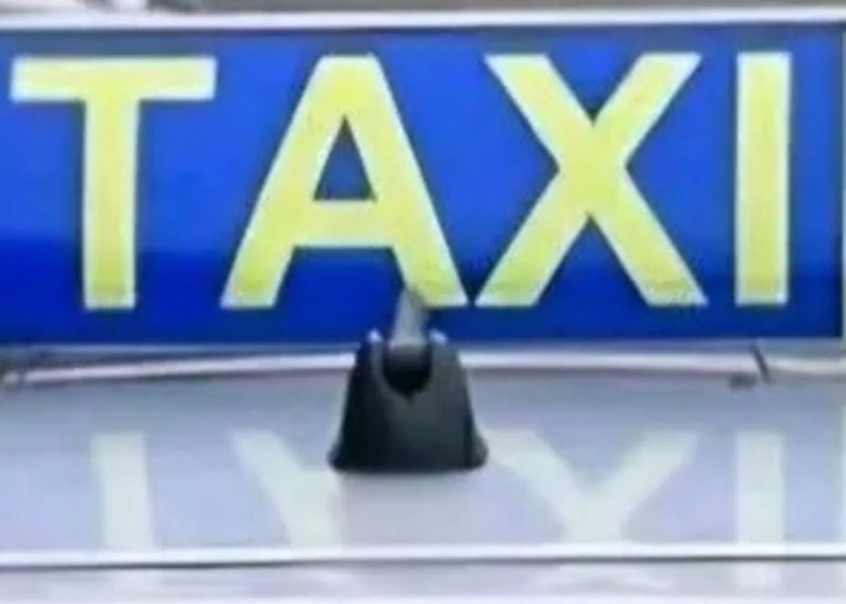Taxi plate