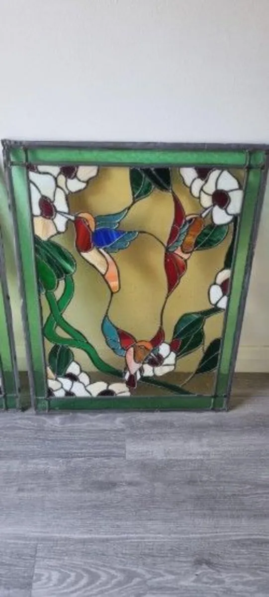 Colourful Stain glass window panels - Image 2