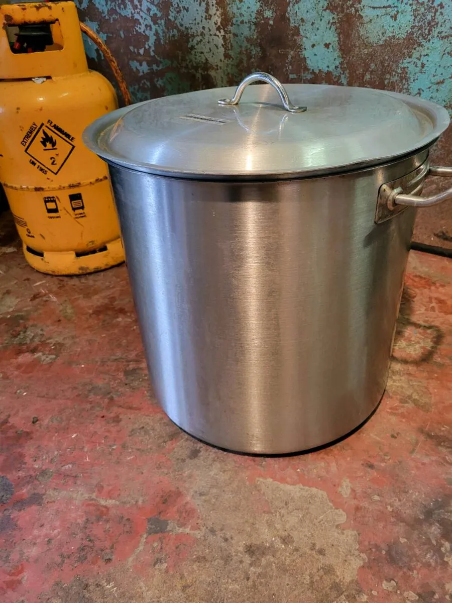 Stock Pot 50L Stainless Steel. - Image 1