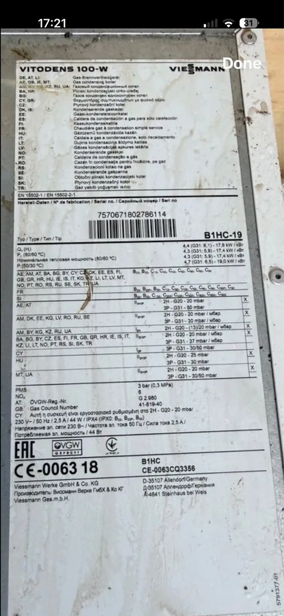 Viessmann gas boiler. - Image 3