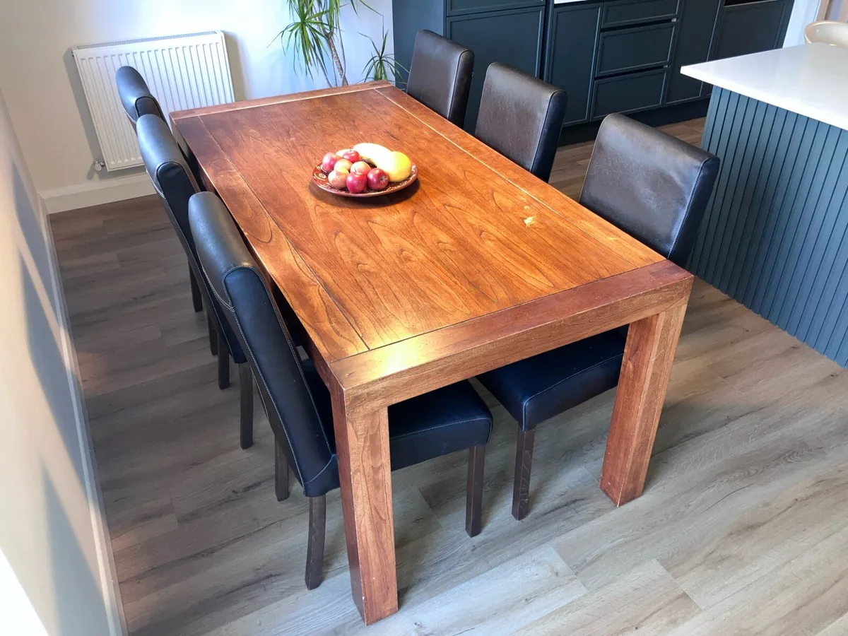 Dining Table c/w 6 chairs - Image 3