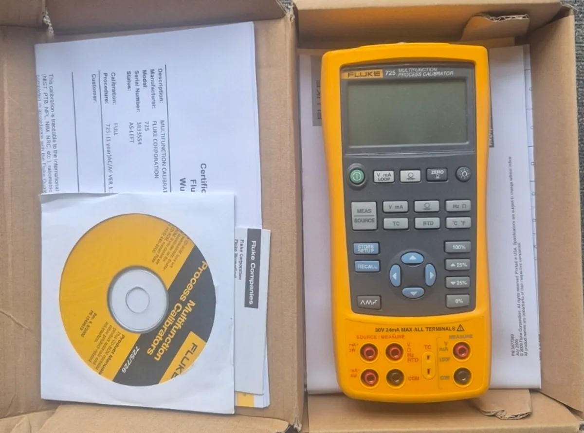 Fluke 725 multifunction Process Calibrator - Image 4