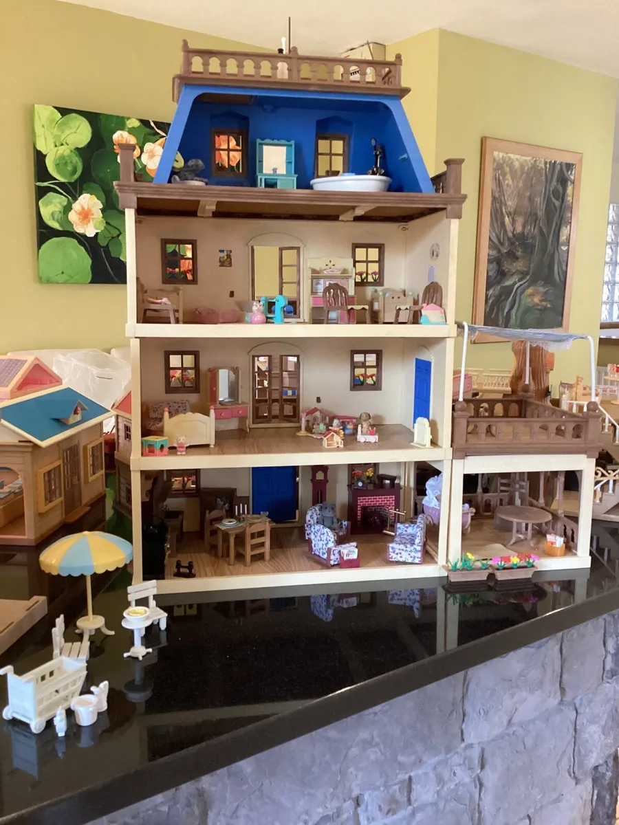 Sylvanian Families and house, School, bakery, etc - Image 4