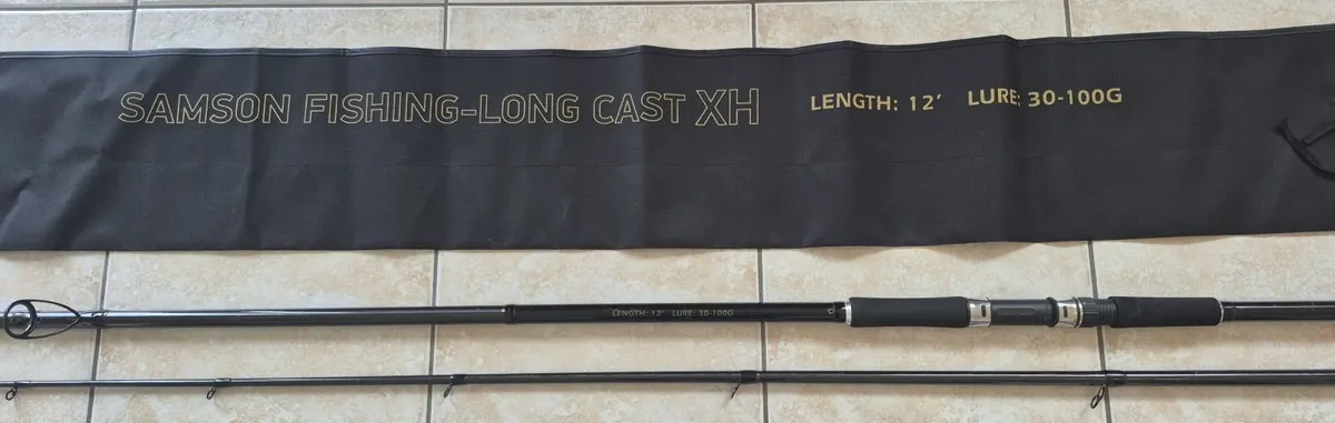Samson Long Cast 12ft Spinning Rod - TODOS 30-100g - Image 2