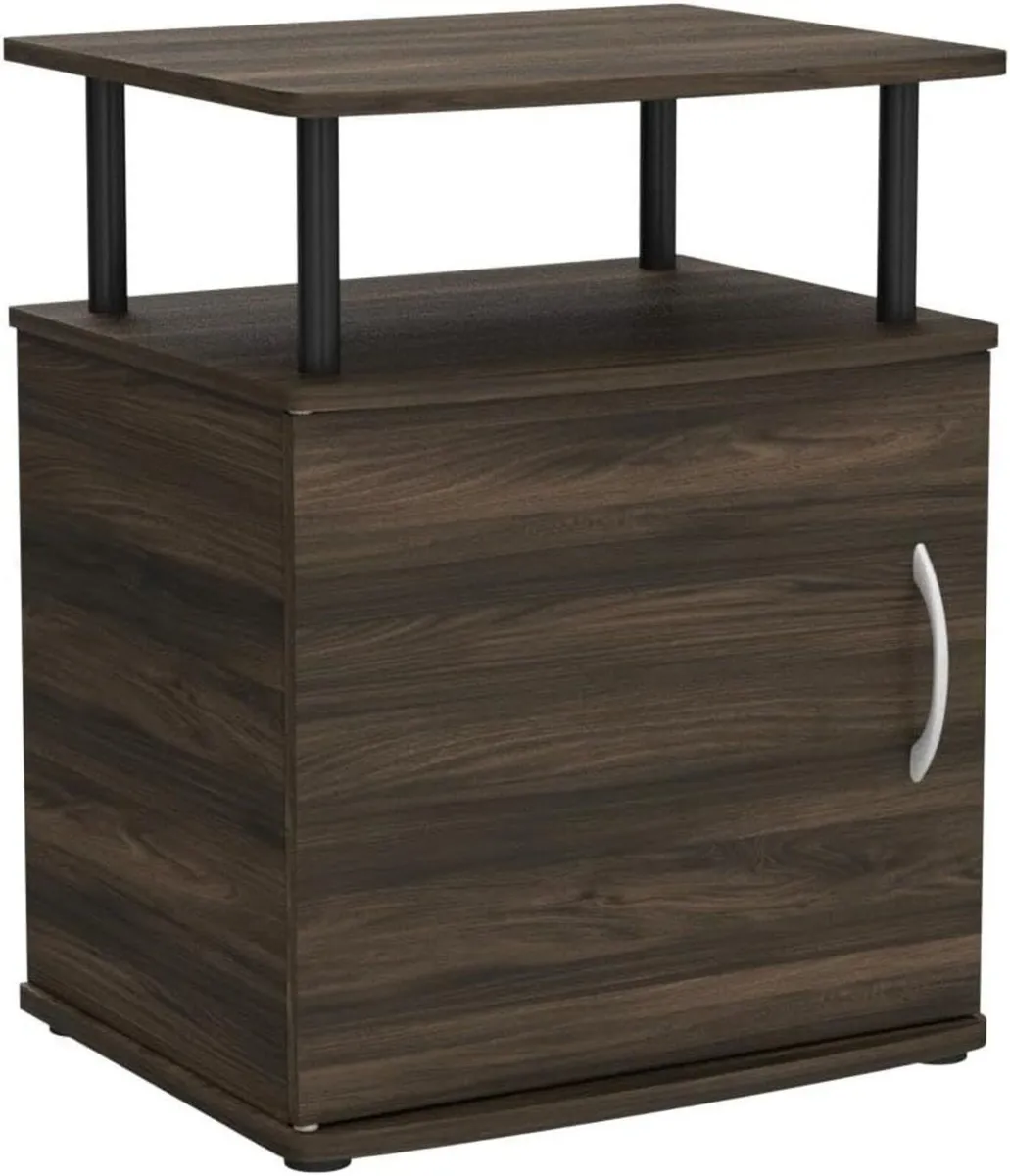 JAYA Side Table Set of 2 2-Tier Open Shelf End - Image 4