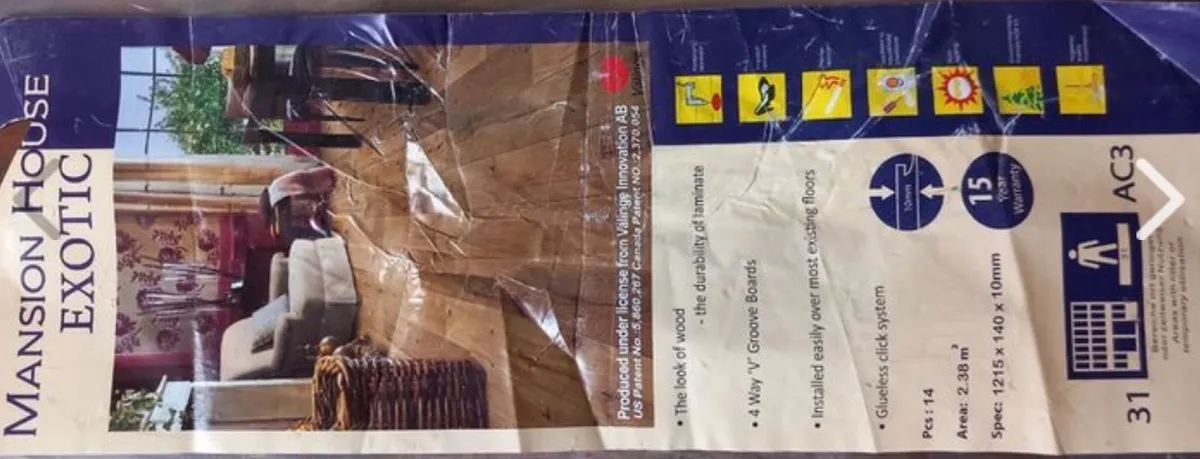 Laminate Flooring - Rustic Wood Effect - Image 2