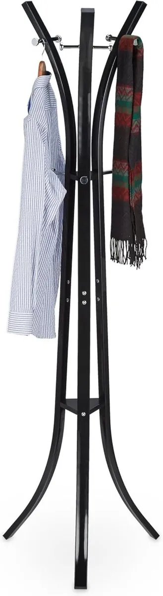 Coat Rack “Style” Sturdy Metal Standing Garment - Image 1