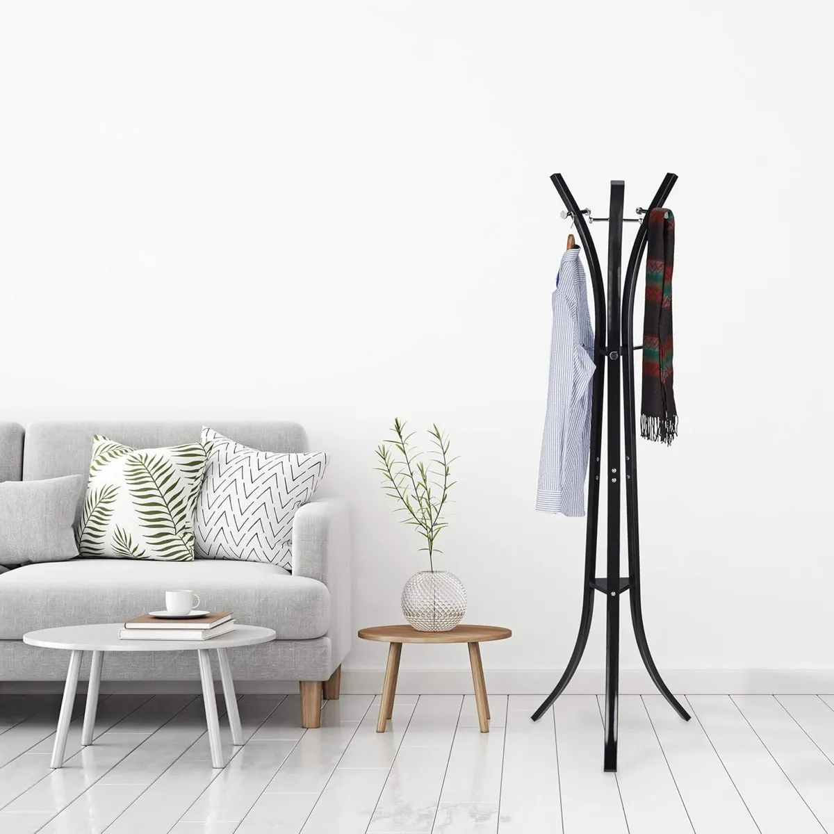 Coat Rack “Style” Sturdy Metal Standing Garment - Image 4