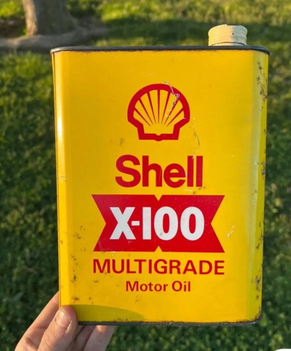 Shell oil can - Image 1