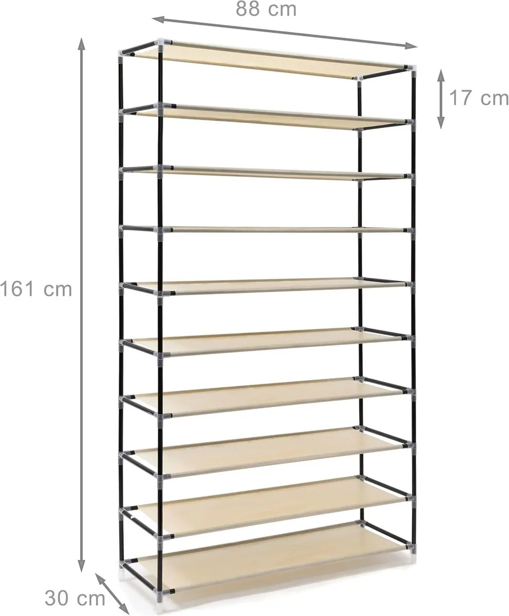 Set of 2 VALENTIN Shoe Racks Storage Unit - Image 3