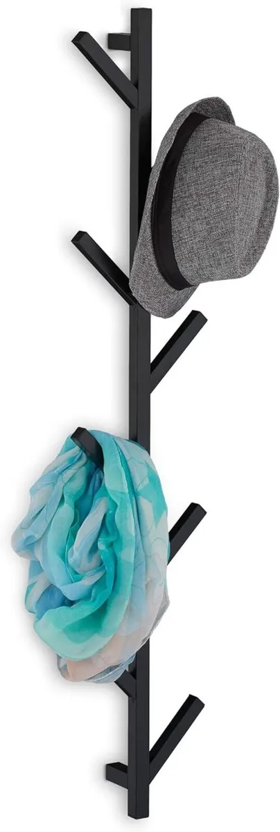 Coat Rack Metal 12 Hooks HxWxD: 100.5 x 19.5 7 cm - Image 1