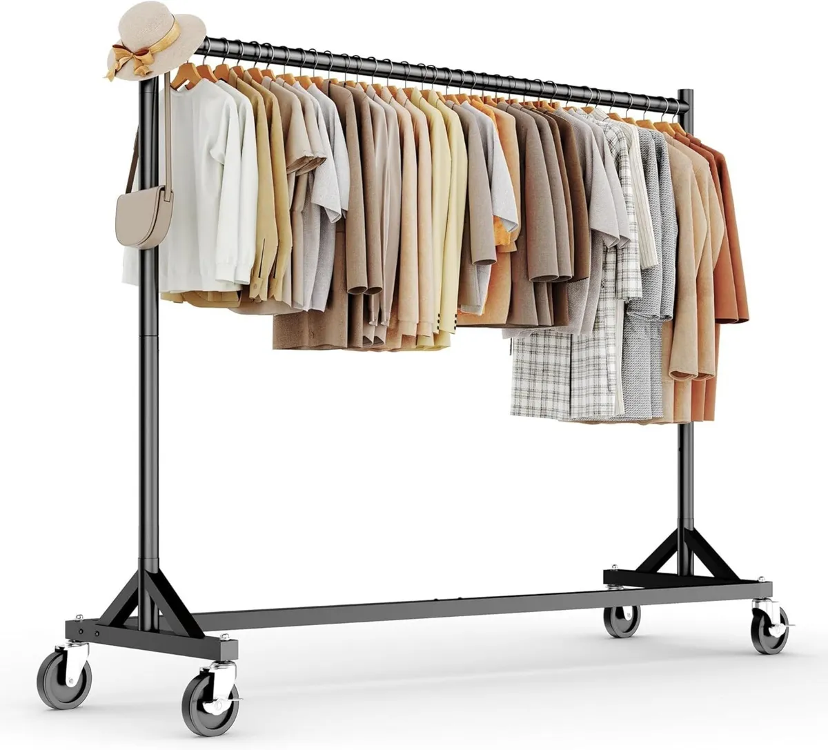 Commercial Heavy Duty Clothing Rack - Z Base - Image 1