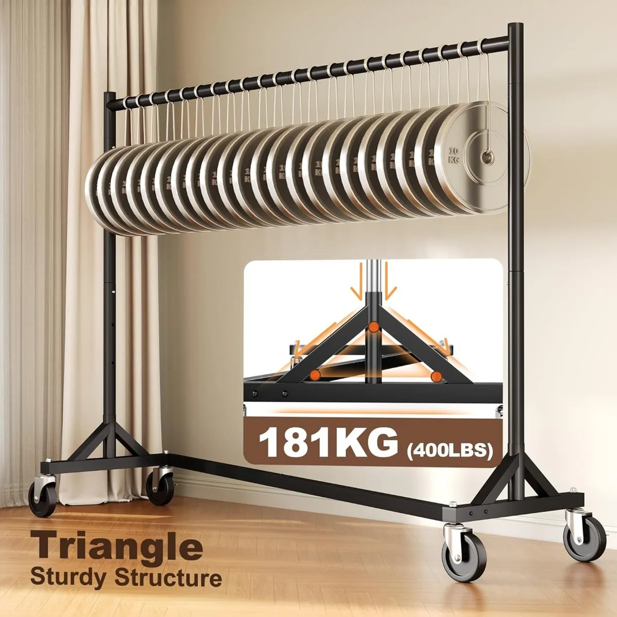 Commercial Heavy Duty Clothing Rack - Z Base - Image 4