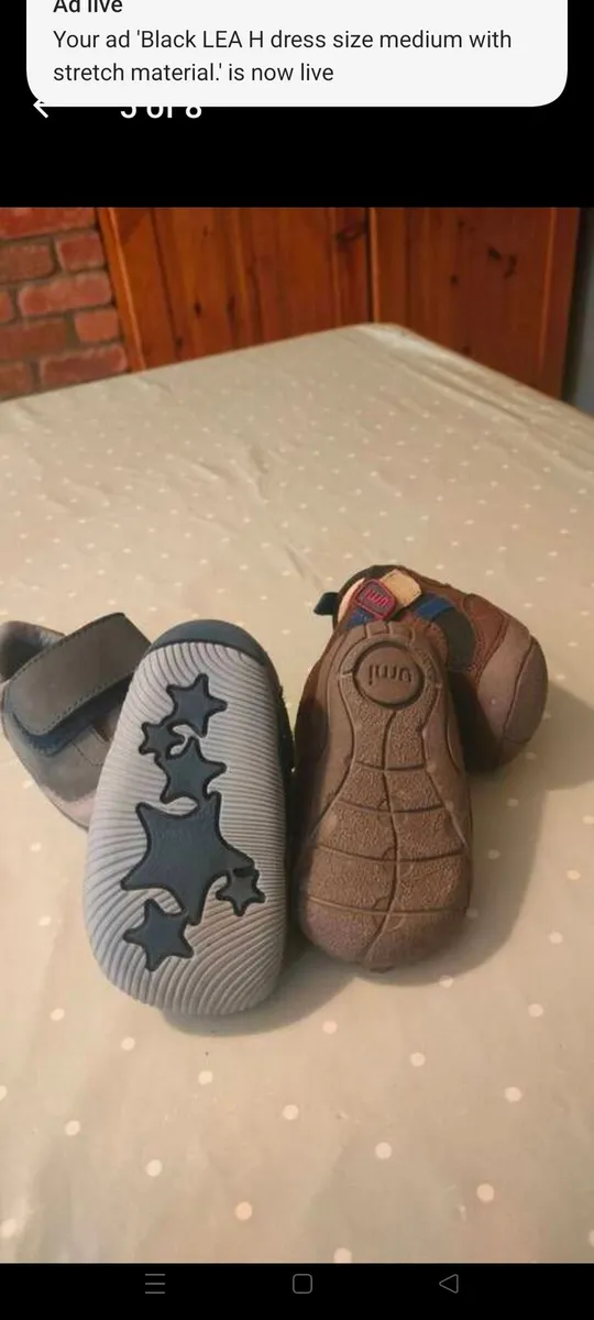 2 pairs of first start baby boys shoes. Earth frie - Image 3