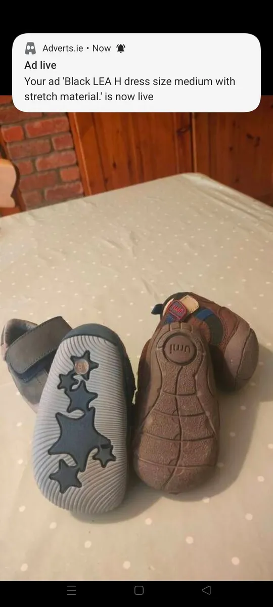 2 pairs of first start baby boys shoes. Earth frie - Image 4