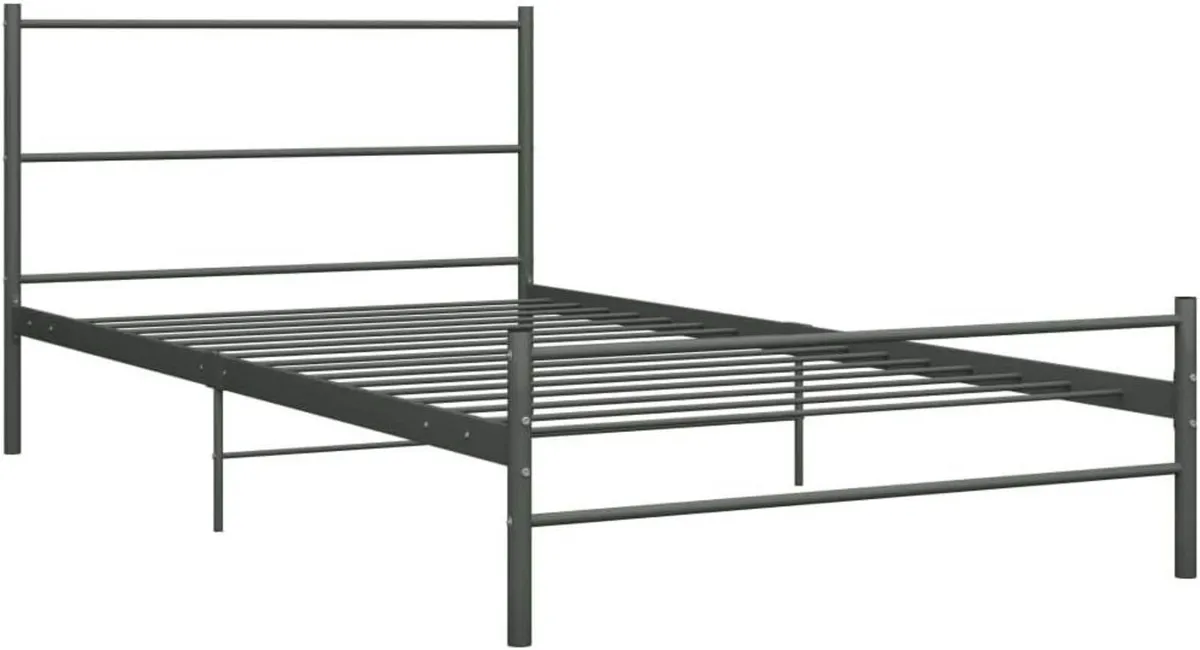 SingleDouble Bed Frame with Headboard Height from - Image 3