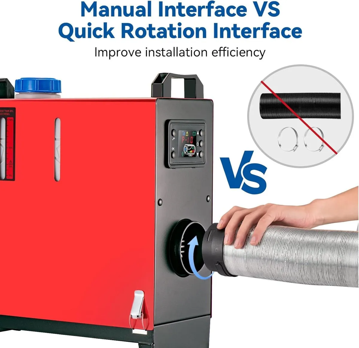 All in One Diesel Heater 5kw, 8kw. LCD. - Image 4