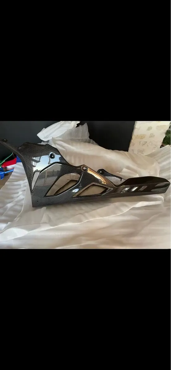 BMW S1000RR carbon belly pan