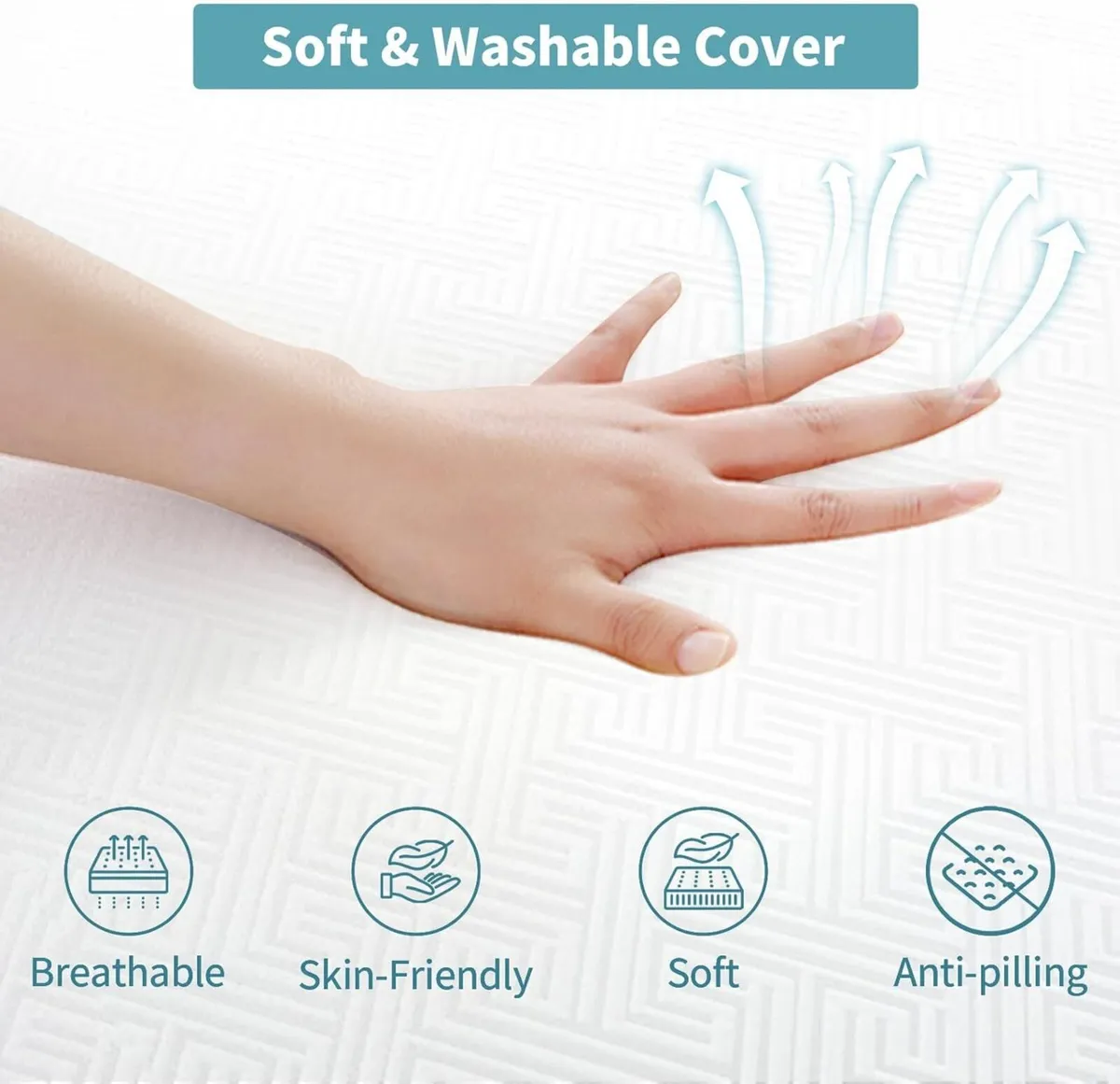 Folding Mattress Double 6 Inch Foldable Floor Bed - Image 3