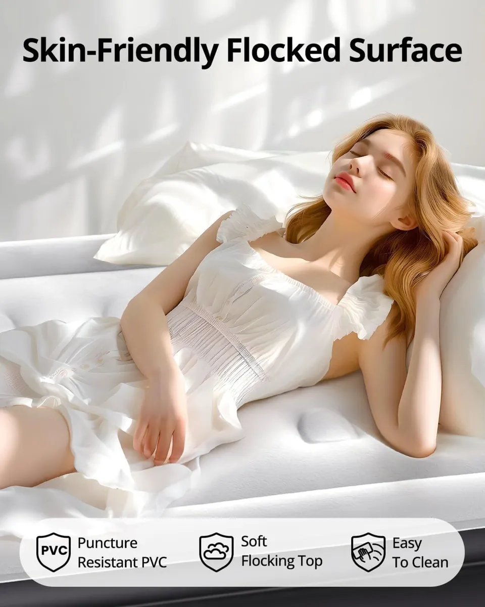 Single Airbed Inflatable Mattress with Built-in - Image 2