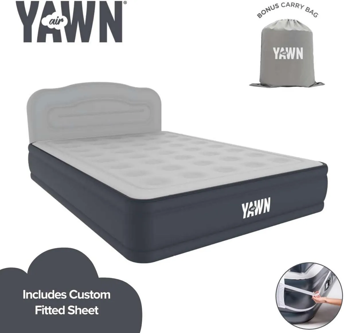 Deluxe Self-Inflating Airbed with Custom Fitted - Image 3