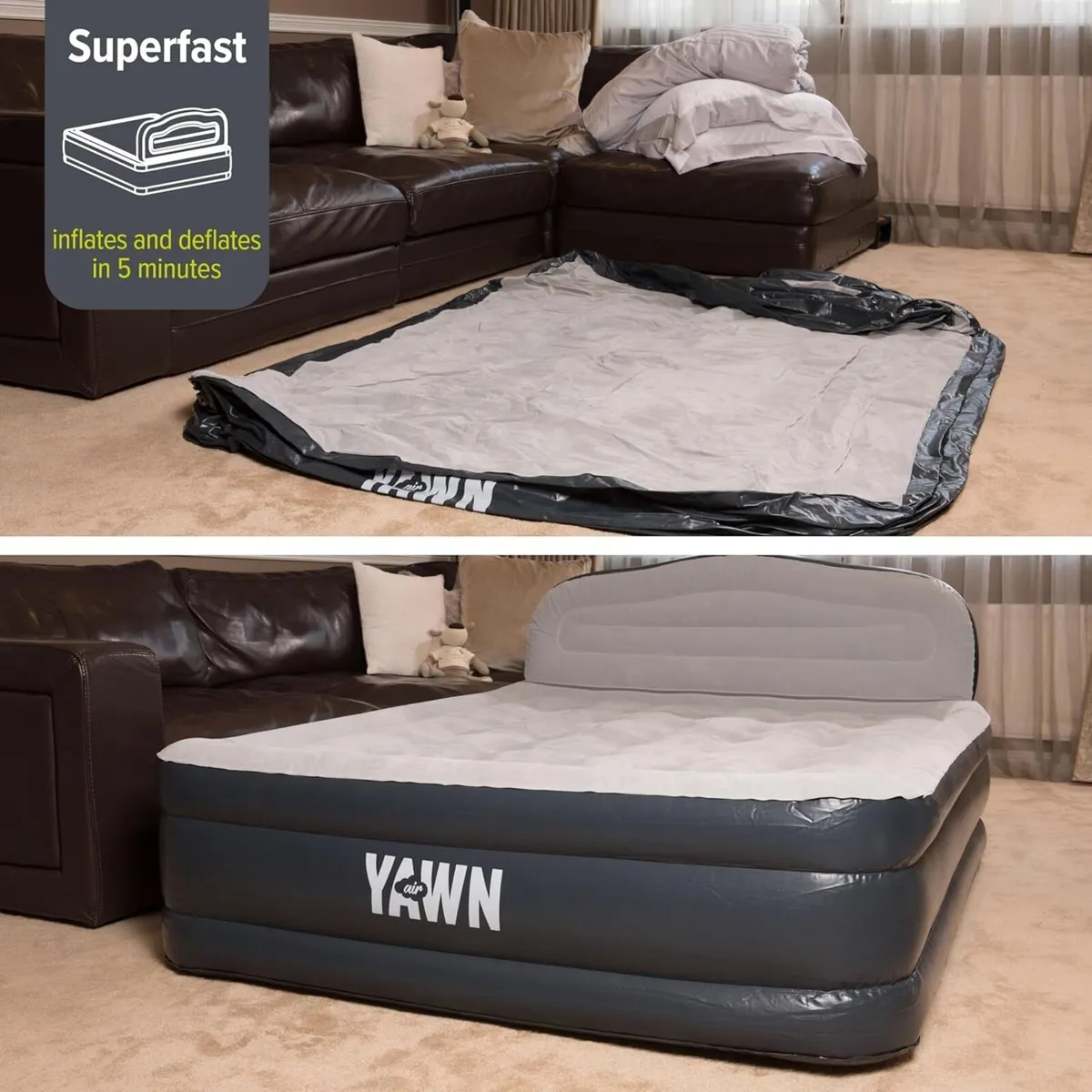 Deluxe Self-Inflating Airbed with Custom Fitted - Image 4