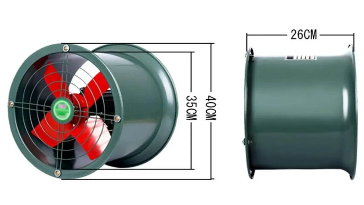 spray  booth  explosion  proof  fan - Image 3