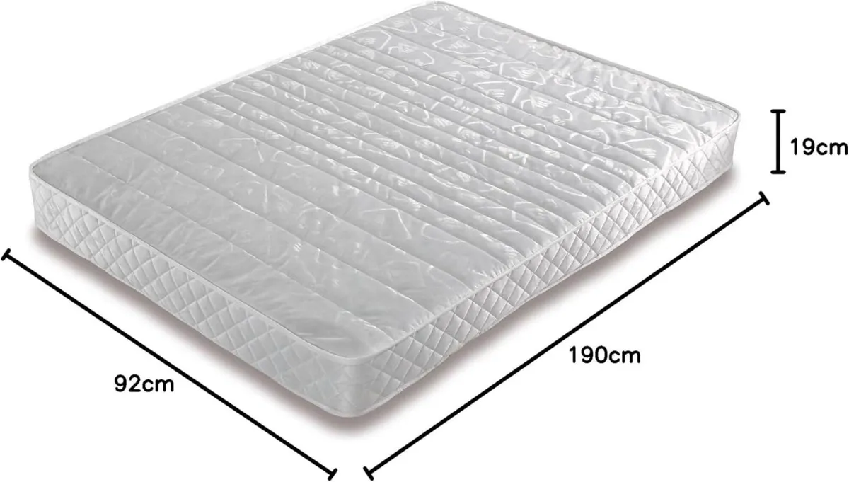 Orthopaedic Memory Foam Spring Mattress - 3ft - Image 2