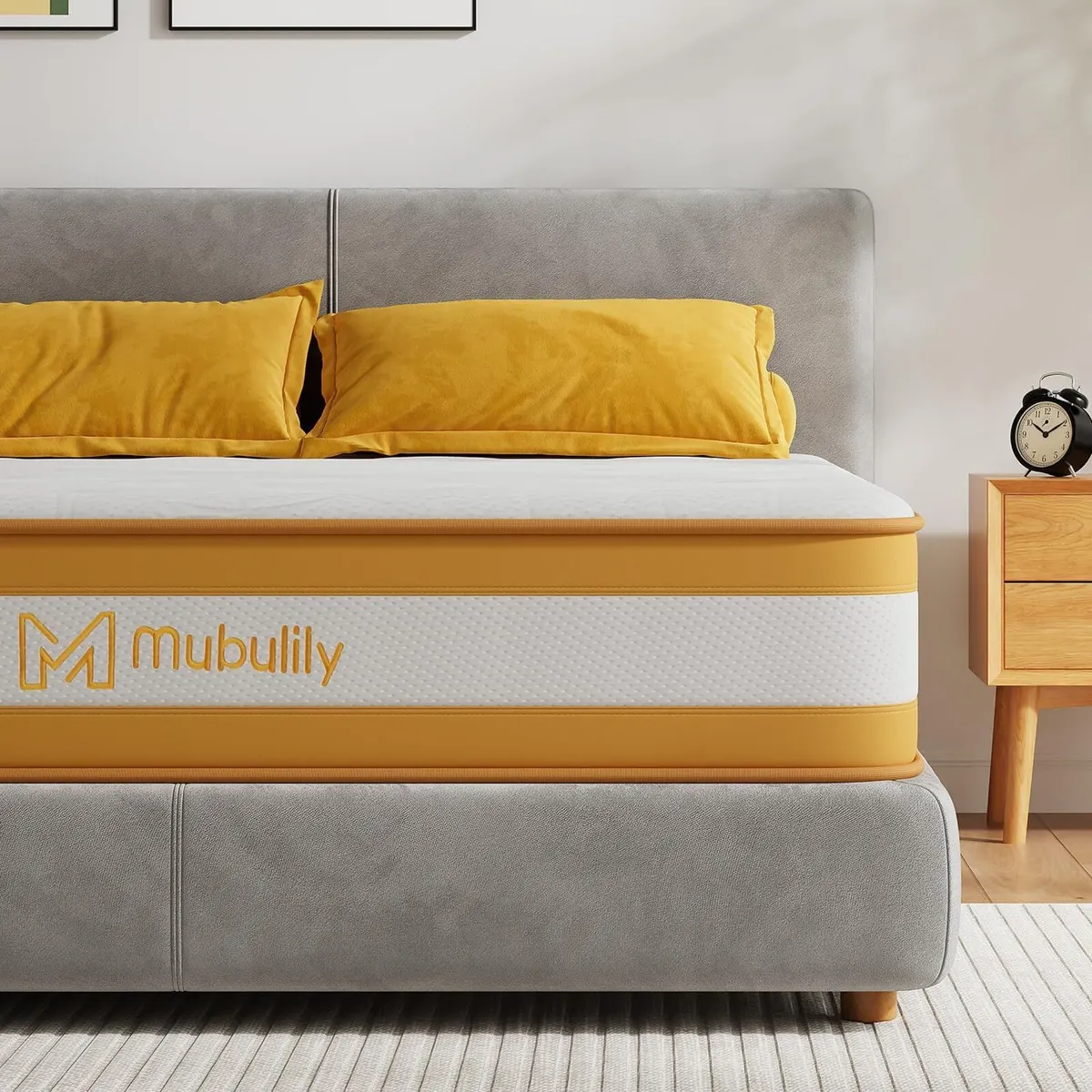 Single Mattress 10.6 Inch Bed 7 Zone Orthopedic - Image 1