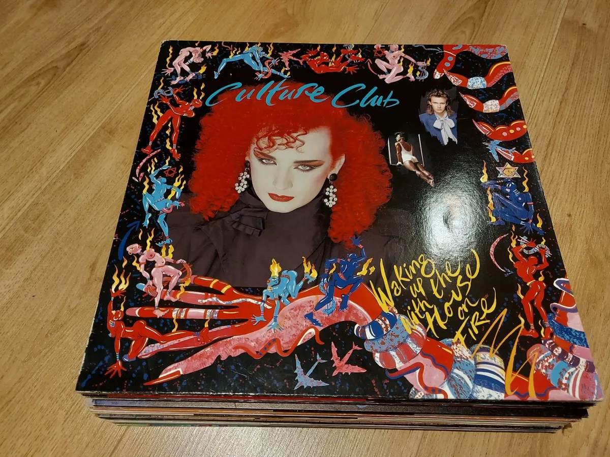 CULTURE CLUB - WAKING UP WITH HOUSE ON FIRE - LP