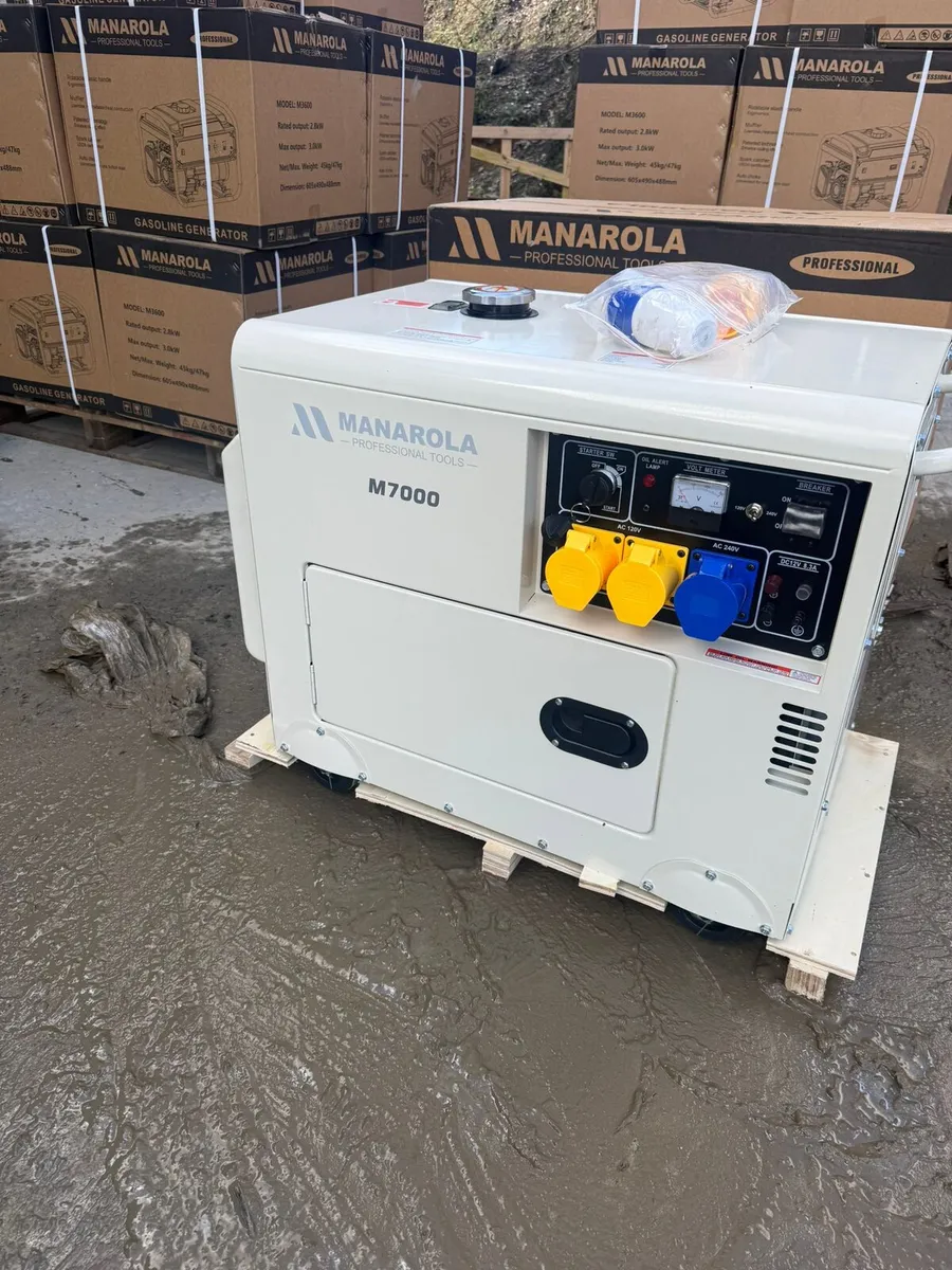 Manarola 5.5KW 7KVA Silent Diesel Generator - Image 1
