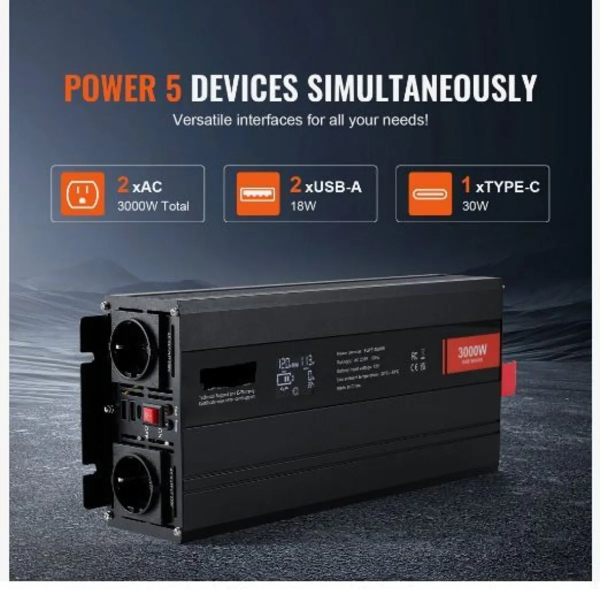 Pure Sine Wave Inverter, 3000 Watt - Image 4