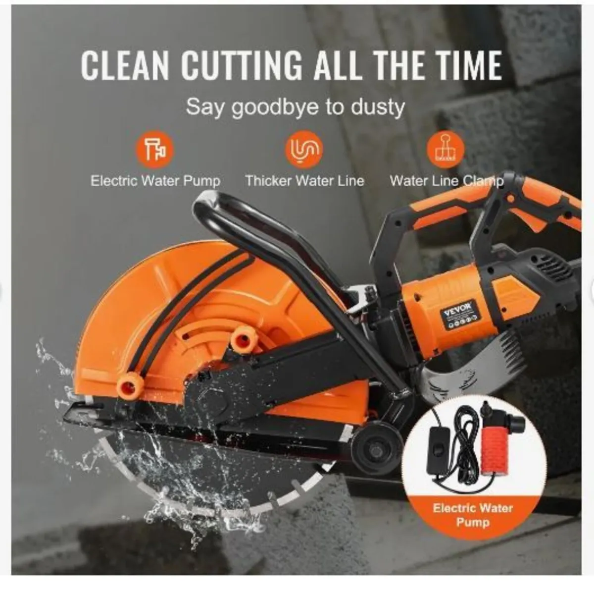 16"/40.6 cm Electric Concrete Saw - Image 1