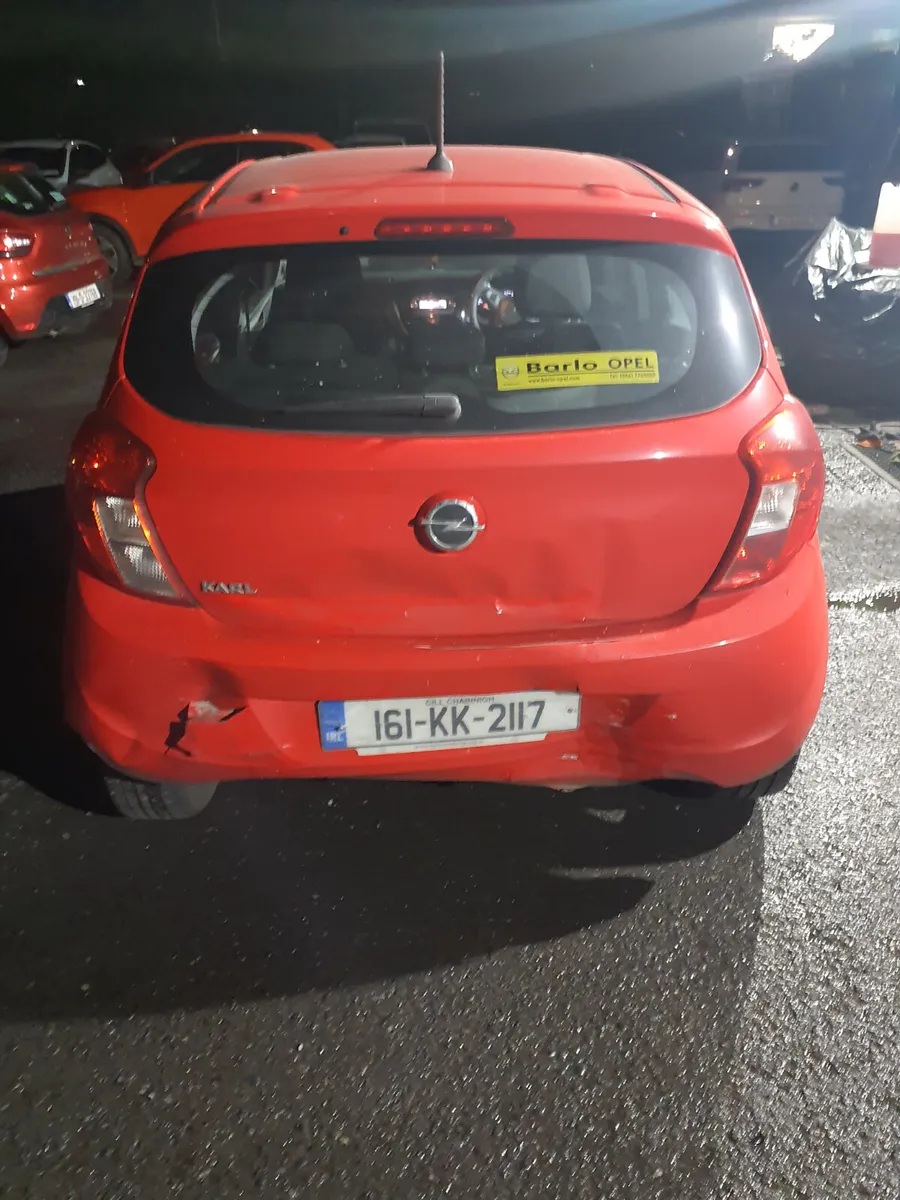 Opel Karl 2016 rear damage Driving - Image 3