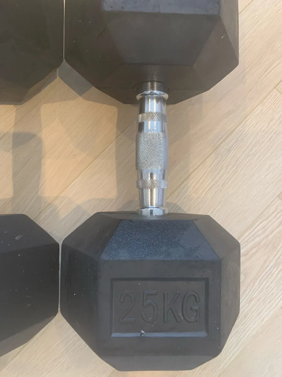 Dumbbells Runner Hex 25kg - Image 2