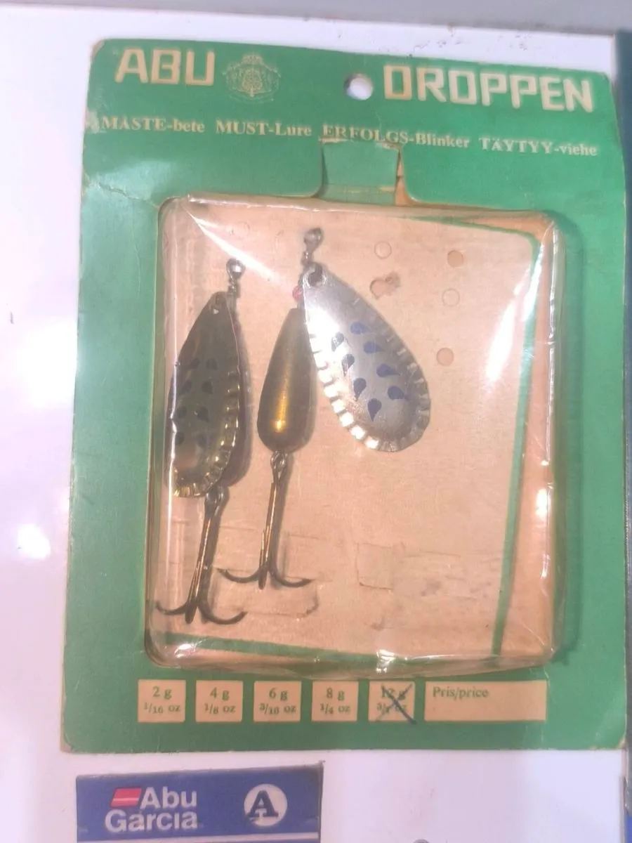 Abu Droppen lures spinners vintage new old stock - Image 2