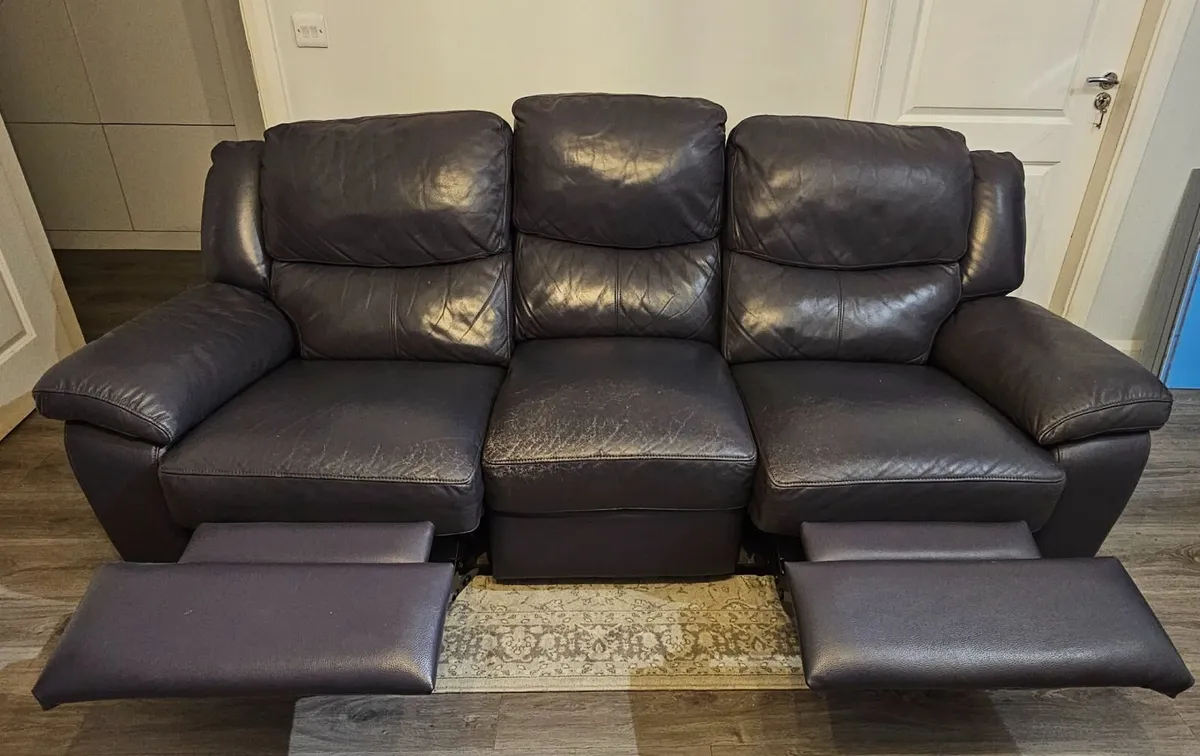3 seater electric recliner sofa - Image 2
