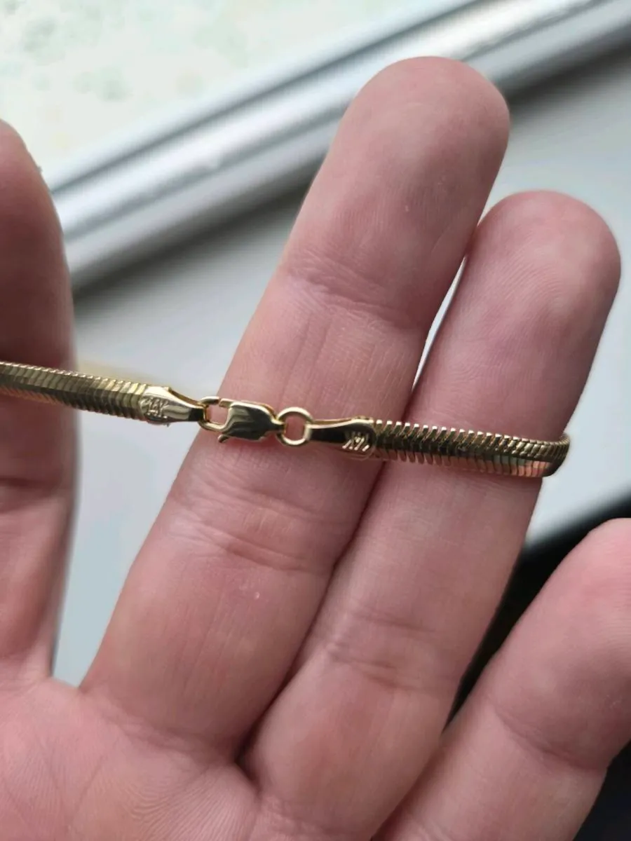 Men's 14k gold chain - Image 4