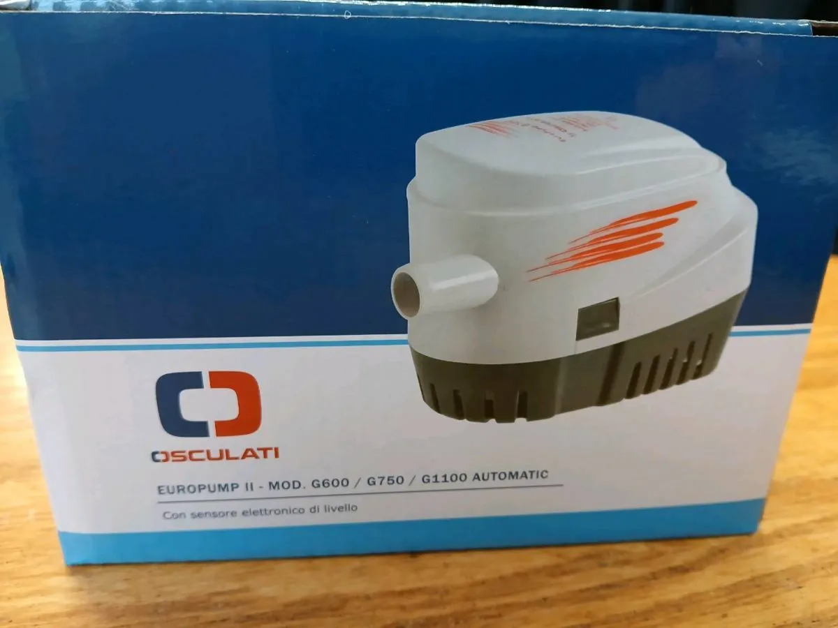 New automatic electric 12v  bilge pump - Image 1