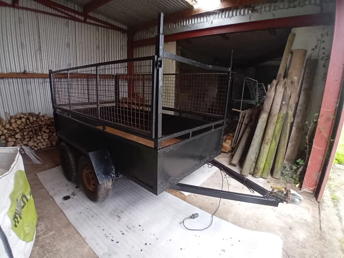 Double axle steel trailer - Image 1