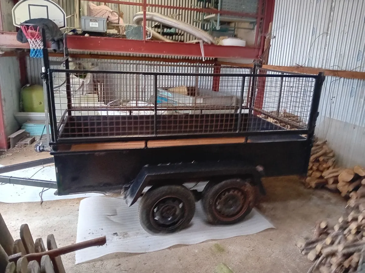 Double axle steel trailer - Image 4
