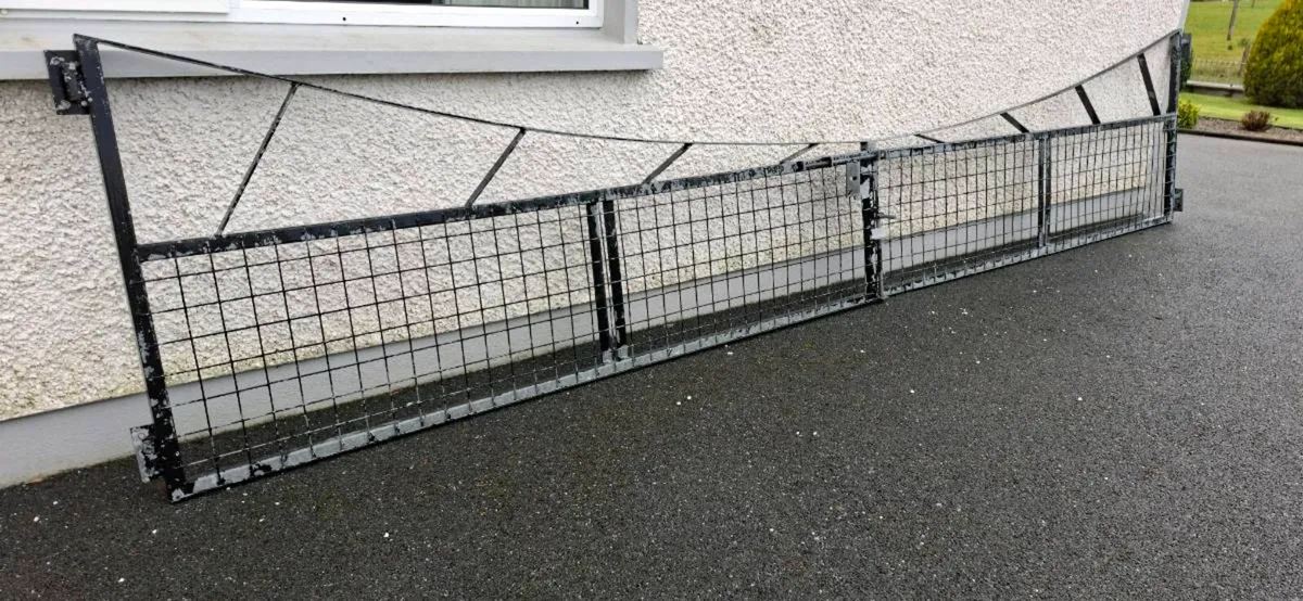 Set of Galvanised Gates - Image 1