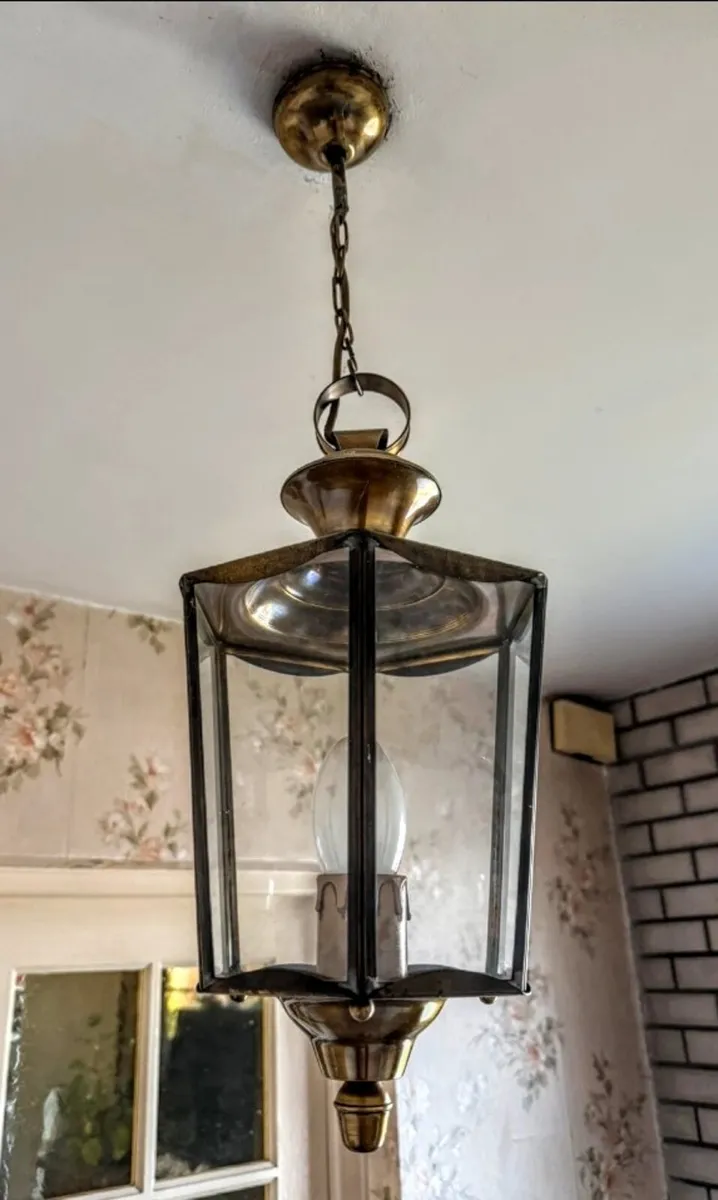 Lovely panel lantern ceiling light