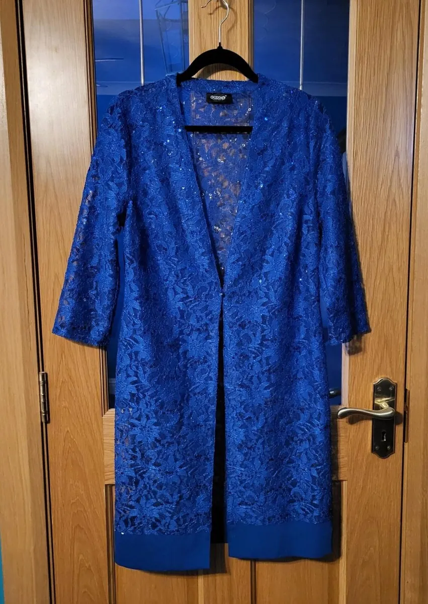 Godske blue lace kimono, Size M (10-12) - Image 1