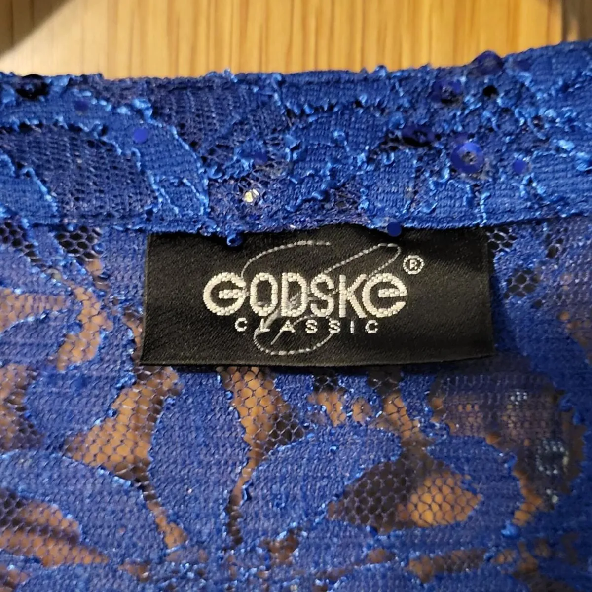 Godske blue lace kimono, Size M (10-12) - Image 4